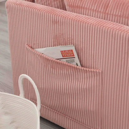 Il divano con seduta contenitore a L si ripiega in una poltrona reclinabile