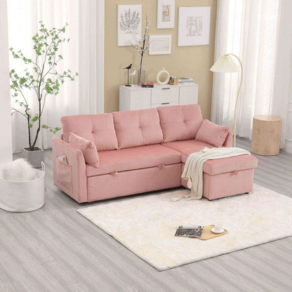 Il divano con seduta contenitore a L si ripiega in una poltrona reclinabile