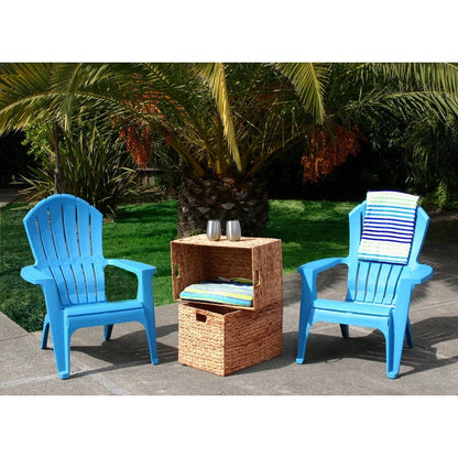 Cestini in vimini di alghe marine, set di 2 manici ritagliati