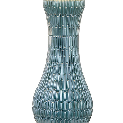 Set di 2 lampade da tavolo in vetro azzurro chiaro