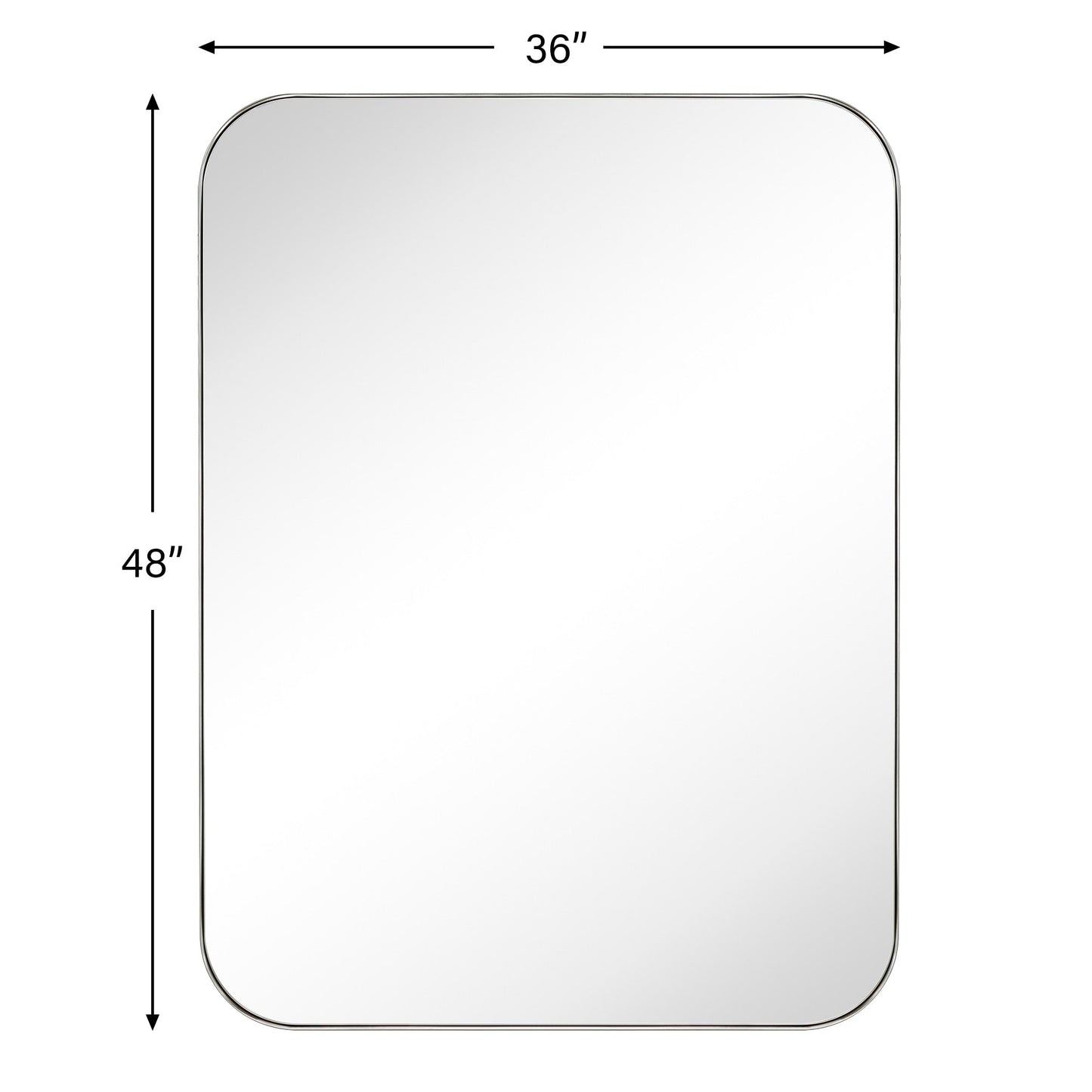 Specchi da parete rotondi in metallo TEHOME, stile moderno di metà secolo