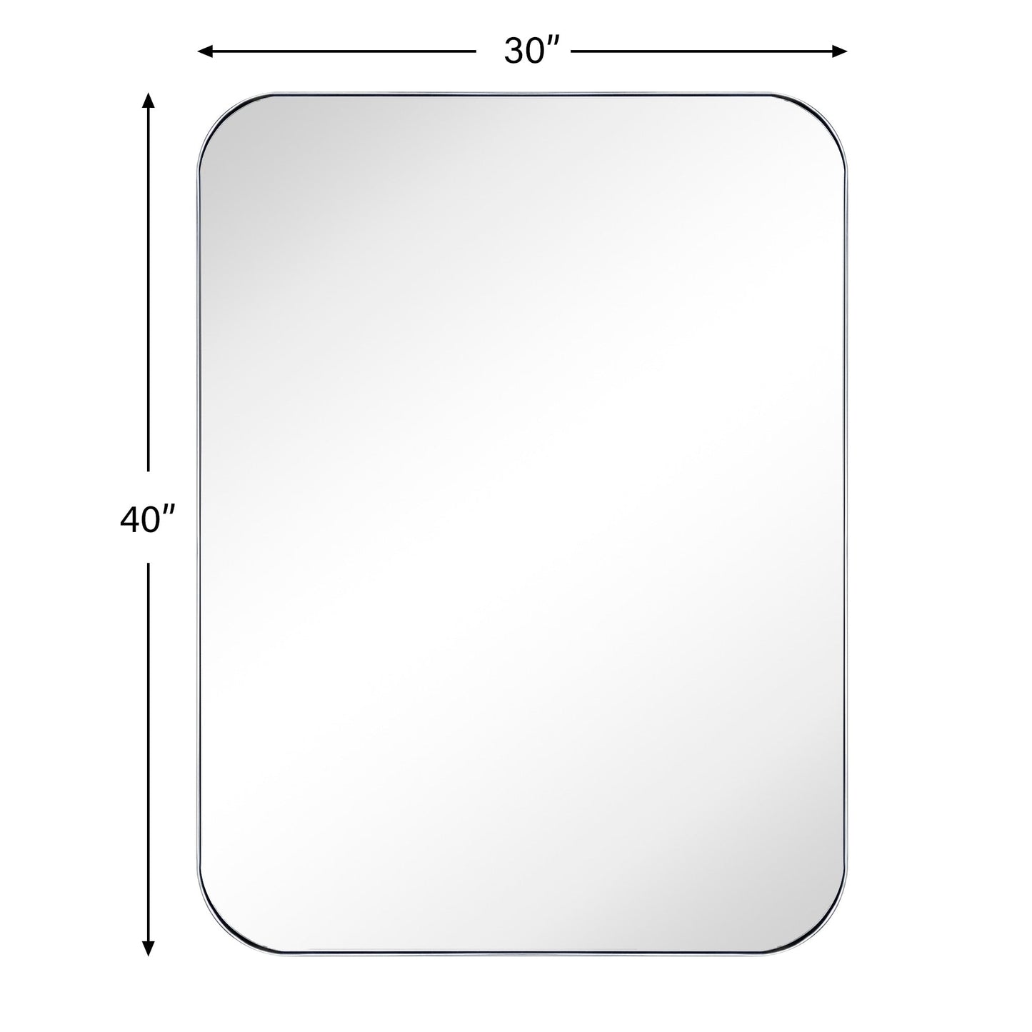 Specchi da parete rotondi in metallo TEHOME, stile moderno di metà secolo