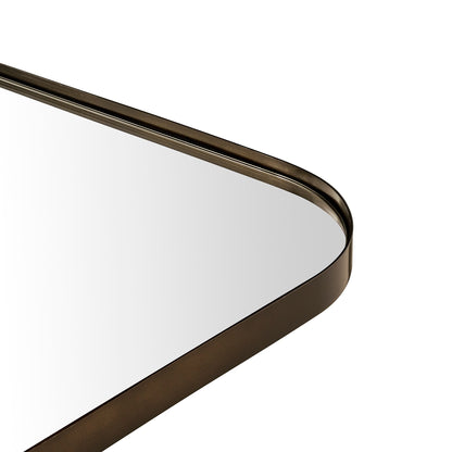 Specchi da parete rotondi in metallo TEHOME, stile moderno di metà secolo