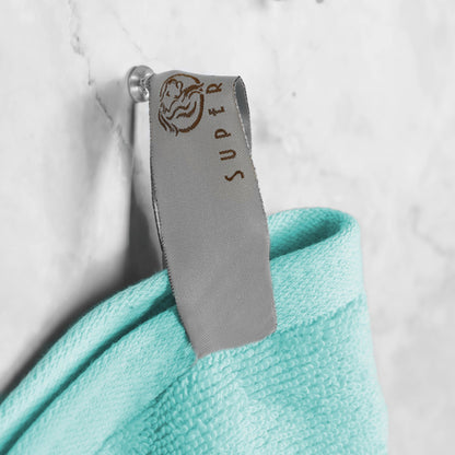 Set di 6 asciugamani in cotone di qualità superiore ad asciugatura rapida e altamente assorbenti