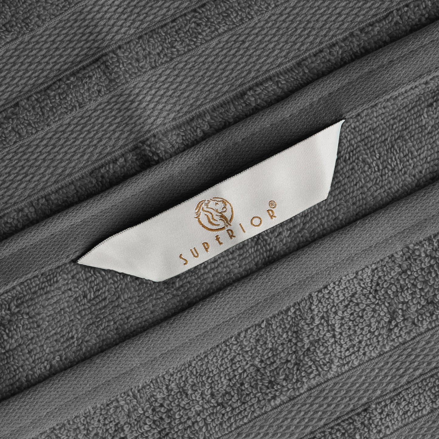 Set di 6 asciugamani in cotone di qualità superiore ad asciugatura rapida e altamente assorbenti