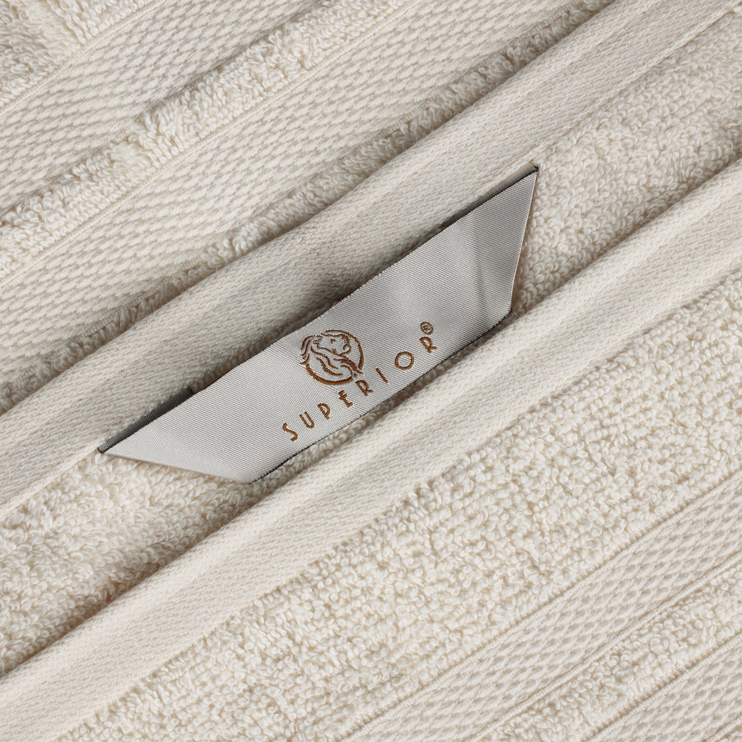 Set di 6 asciugamani in cotone di qualità superiore ad asciugatura rapida e altamente assorbenti