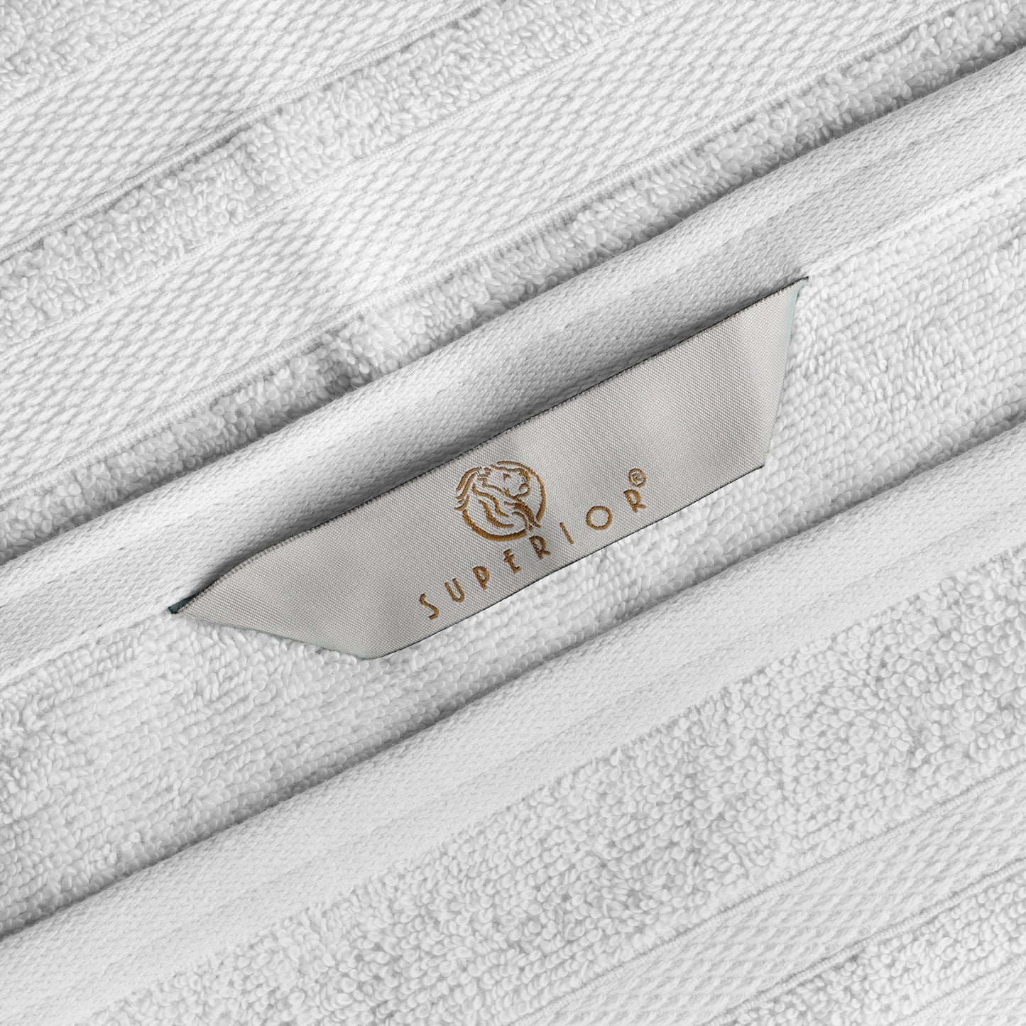 Set di 6 asciugamani in cotone di qualità superiore ad asciugatura rapida e altamente assorbenti