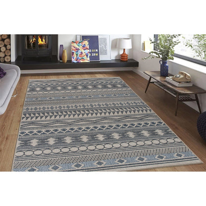 Galleria di tappeti World Rug - Tappeto moderno bohémien per interni ed esterni