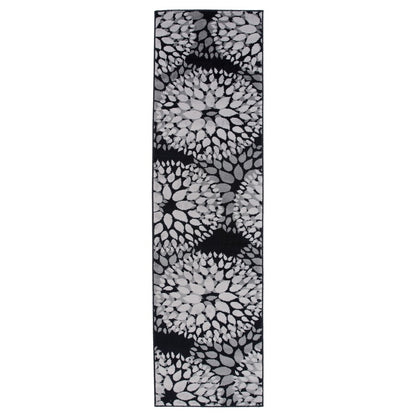 Tappeto moderno con cerchi floreali della World Rug Gallery