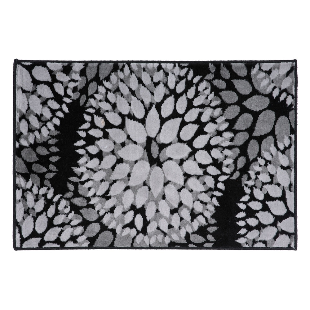 Tappeto moderno con cerchi floreali della World Rug Gallery