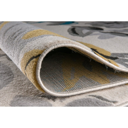 Tappeto moderno con motivo floreale della World Rug Gallery