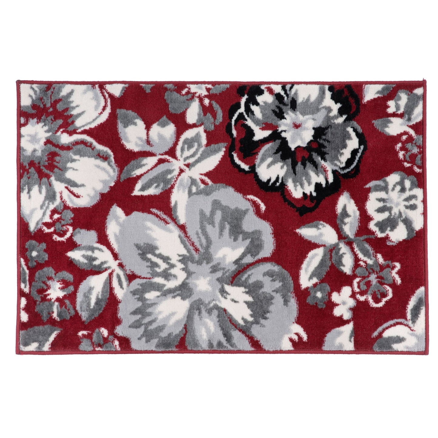 Tappeto moderno con motivo floreale della World Rug Gallery