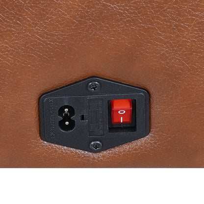 Divano reclinabile in pelle pieno fiore Steve Silver Newport Power