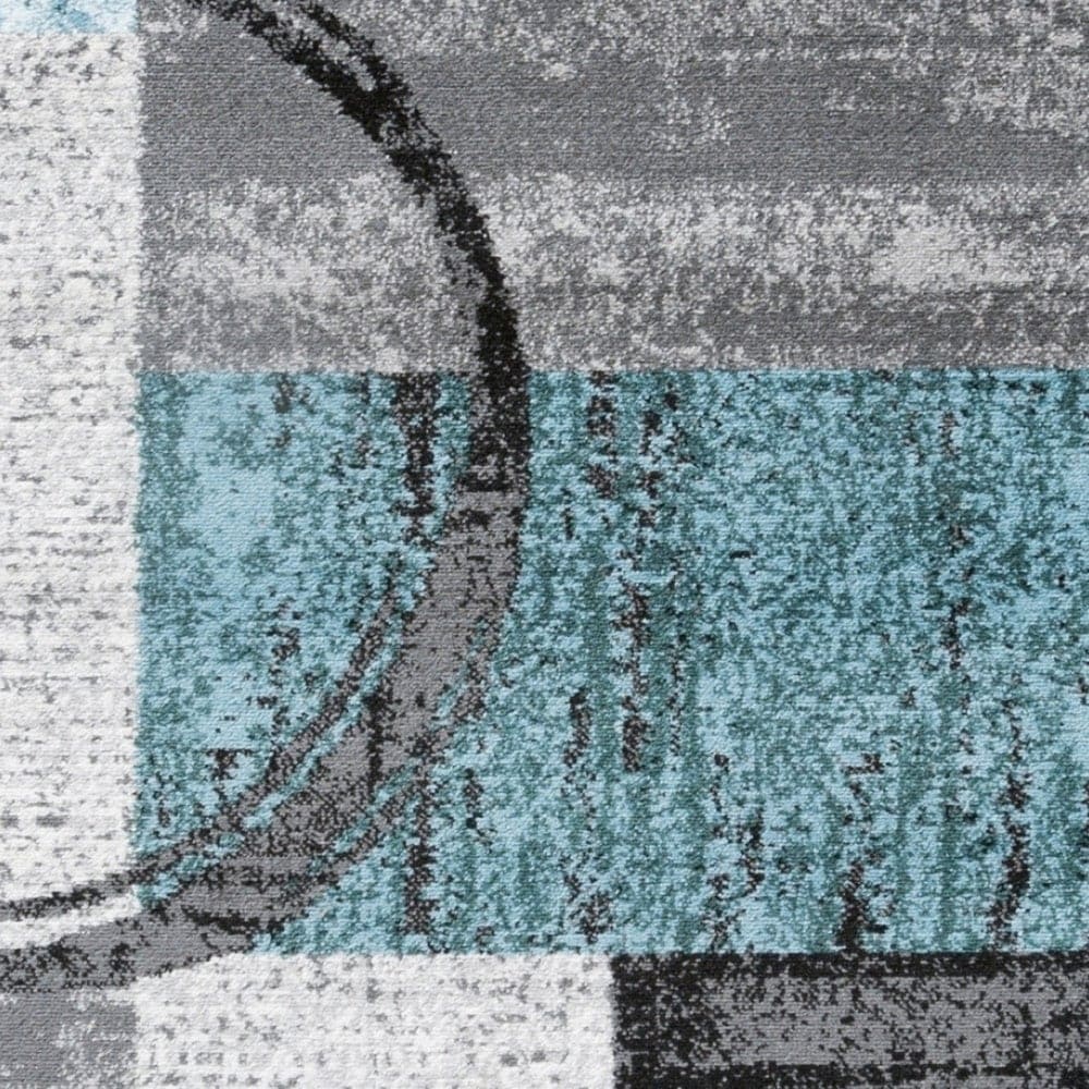 Tappeto circolare astratto in polipropilene fatto a macchina World Rug Gallery