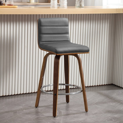 26/29 Sgabelli da bar/bancone girevoli in similpelle, set da 2/3