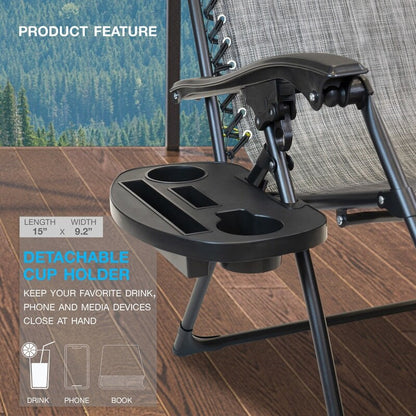 Sedia Sun-Ray Zero Gravity Oversize da 1 pezzo