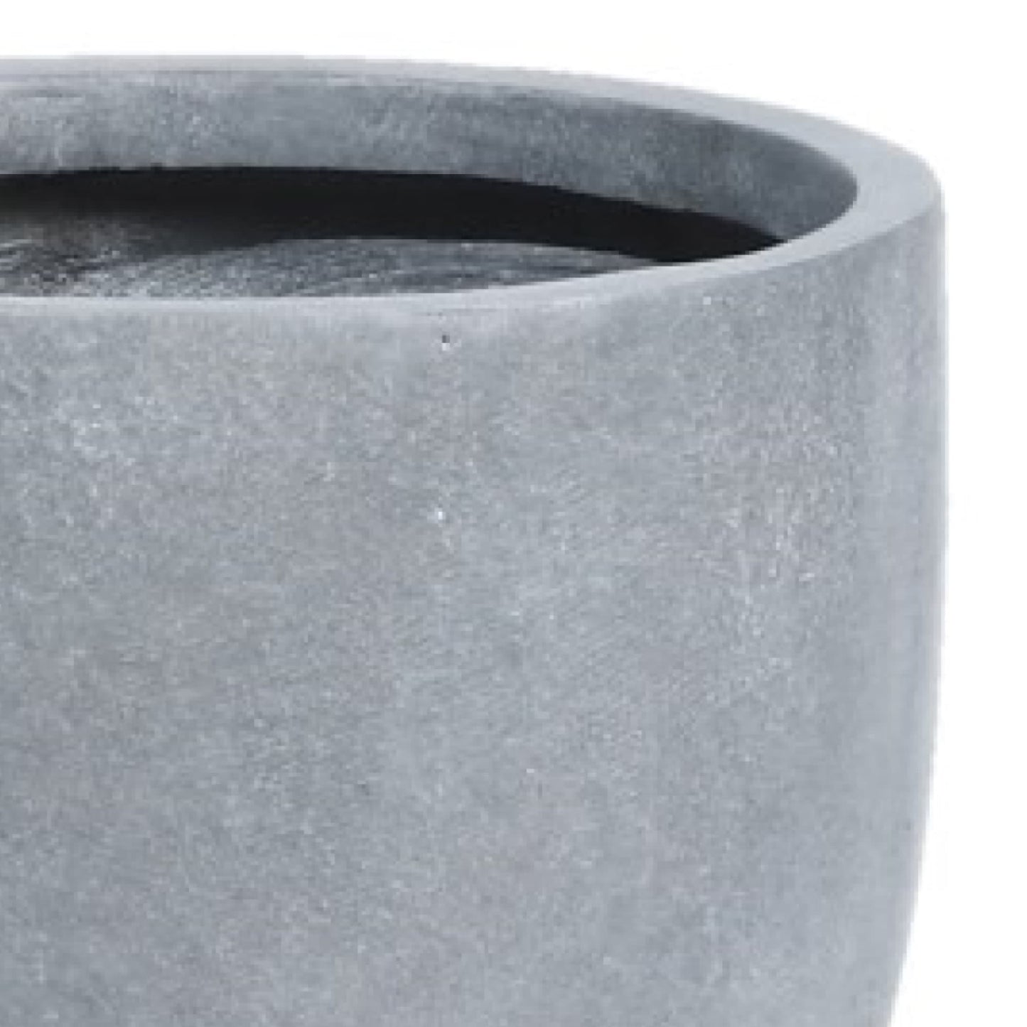 Fioriera rotonda conica in MgO, per interni ed esterni