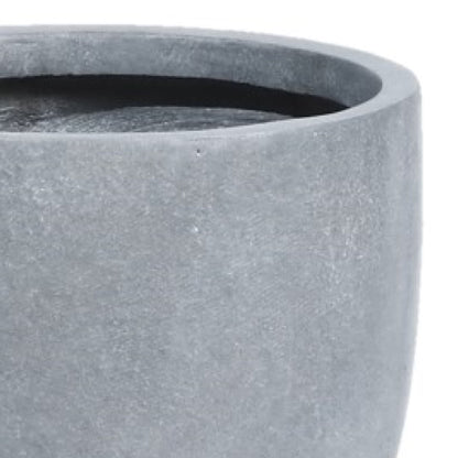 Fioriera rotonda conica in MgO, per interni ed esterni