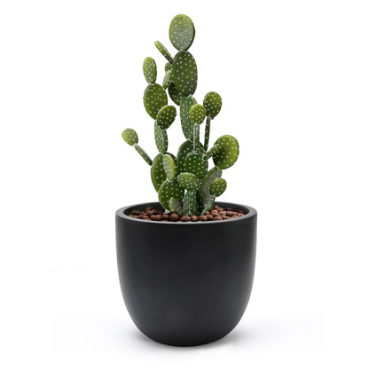 Fioriera rotonda conica in MgO, per interni ed esterni