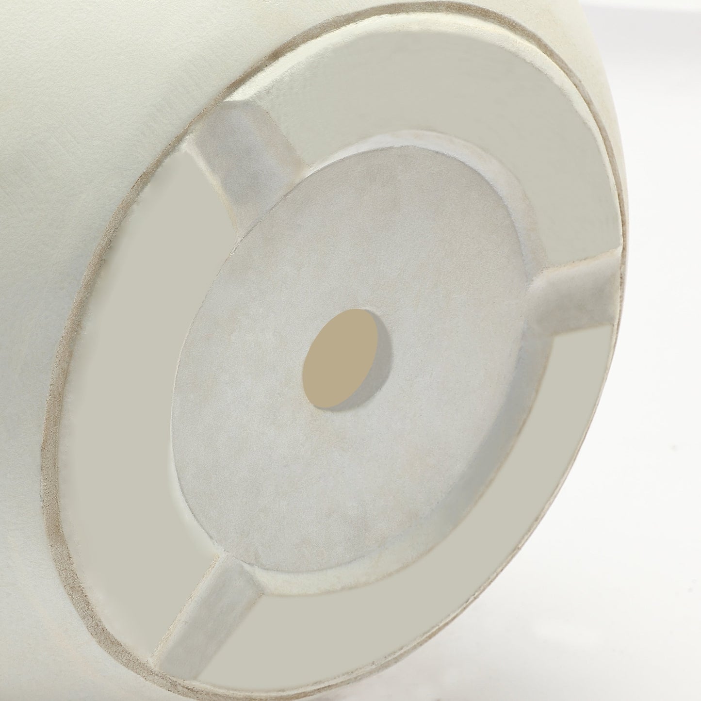 Fioriera rotonda conica in MgO, per interni ed esterni