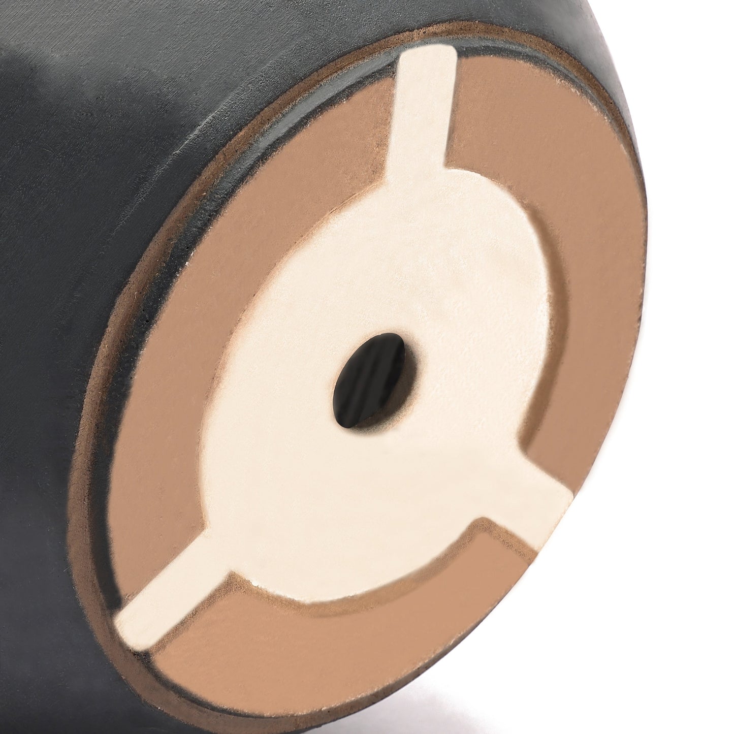 Fioriera rotonda conica in MgO, per interni ed esterni