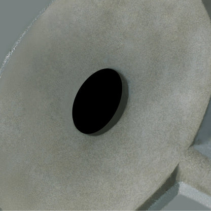 Fioriera rotonda conica in MgO, per interni ed esterni