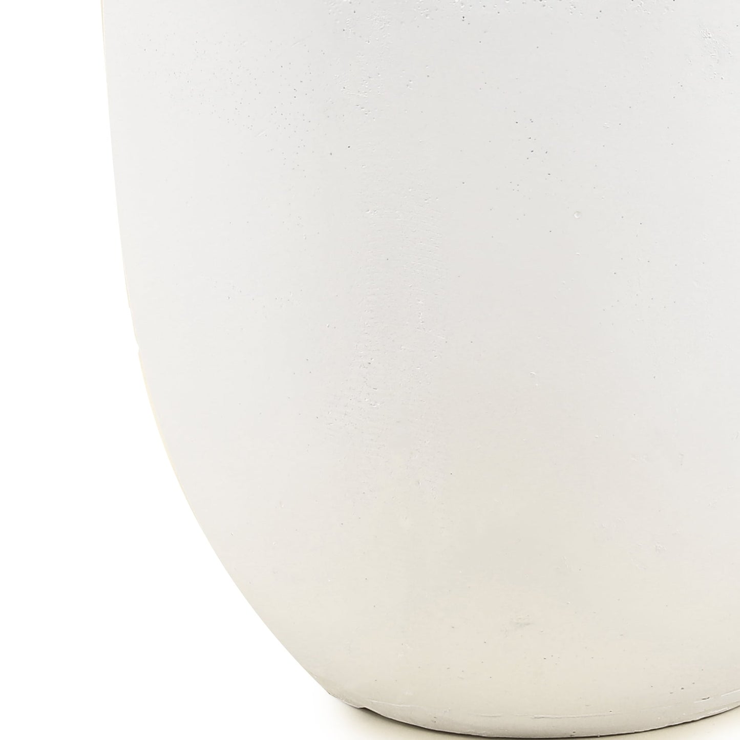 Fioriera rotonda conica in MgO, per interni ed esterni