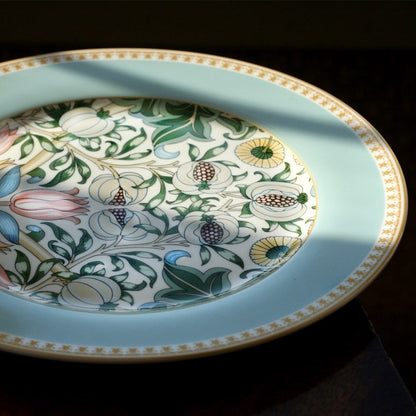 STP Goods Morris Garden Bone China Dinnerware Set da 24 per 6 persone