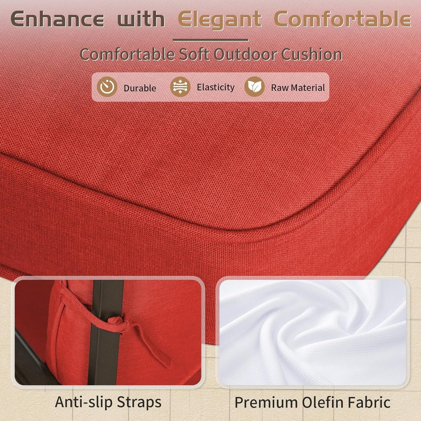 Set da conversazione per esterni SUNCROWN da 5 pezzi, panca da giardino e 2 sedie a sdraio con 2 tavolini da caffè