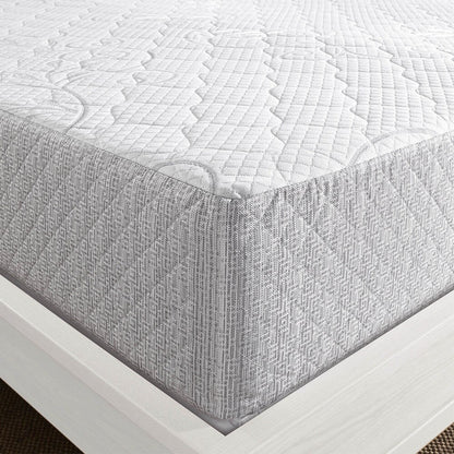 Materasso in memory foam gel Touch of Comfort da 10 pollici Queen-size