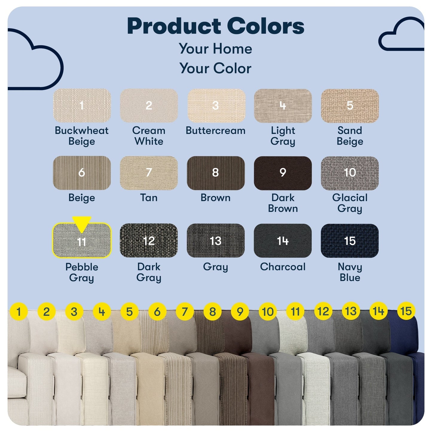 Divano Serta Palisades 73 Track Arm, in poliestere di facile manutenzione, con schienale morbido e cuscini di seduta a molle insacchettate.