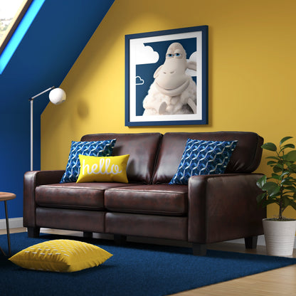 Divano Serta Palisades 73 Track Arm, in poliestere di facile manutenzione, con schienale morbido e cuscini di seduta a molle insacchettate.