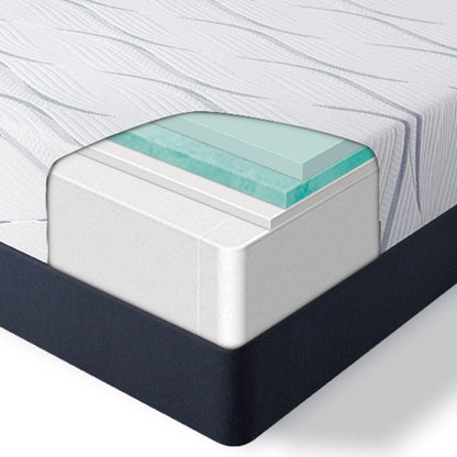 Set di materassi Serta Perfect Sleeper Carriage Hill II in schiuma media da 11 pollici