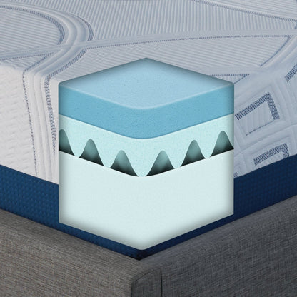 Materasso in memory foam Serta Perfect Sleeper 12 in gel a media rigidità in una scatola