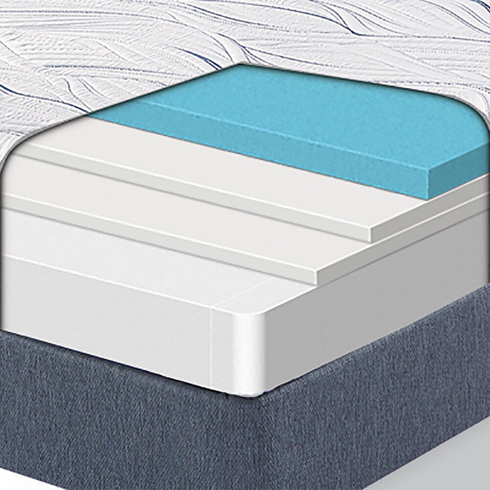 Set di materassi in memory foam gel Serta Perfect Sleeper Cedarcrest da 10 pollici Queen-size