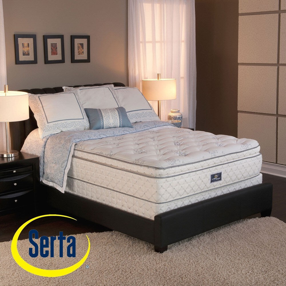 Materasso e set di molle insacchettate Serta Perfect Sleeper Conviction Super Pillow Top Queen-size