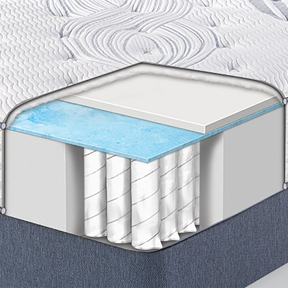 Materasso Serta Perfect Sleeper Glitter Light da 10,5 pollici, rigido, queen-size