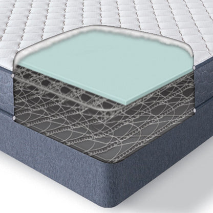 Materasso a molle interne Serta SleepTrue Carrollton Firm da 10 pollici