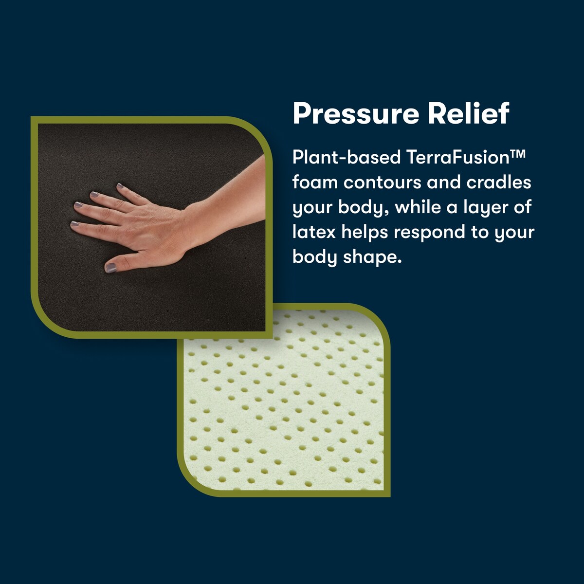 Materasso in memory foam Serta iComfortECO F30LTX 14,25 e set base regolabile