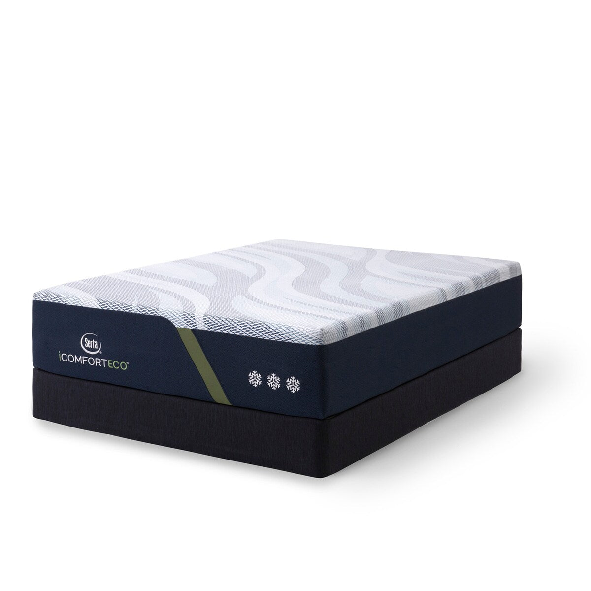 Set materasso in memory foam Serta iComfortECO F40HD 15,75 cm di media grandezza
