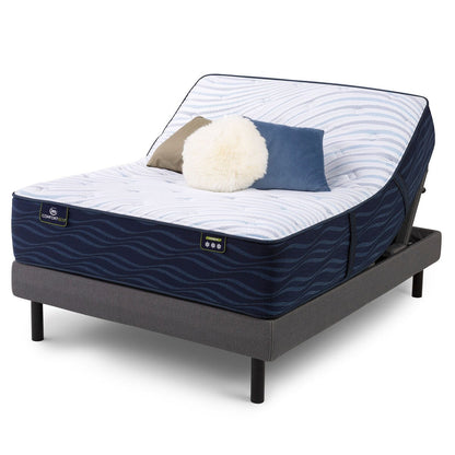 Materasso ibrido Serta iComfortECO Q30LTX 15,75 e set base regolabile