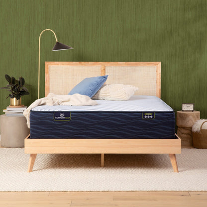 Materasso ibrido Serta iComfortECO S30LTX 13,75 cm di media grandezza e set base regolabile