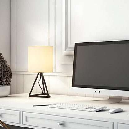 Set di 2 graziose lampade da comodino moderne per soggiorno e camera da letto