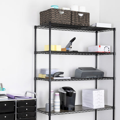 Cesto portaoggetti pieghevole a cubo intrecciato a mano Seville Classics (confezione da 2)