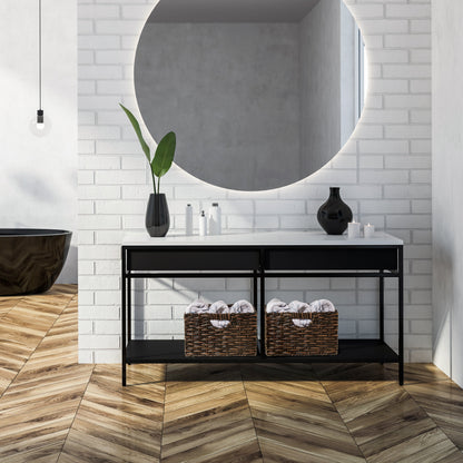 Cesto portaoggetti pieghevole a cubo intrecciato a mano Seville Classics (confezione da 2)