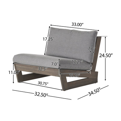 Set da esterno Sherwood da 4 posti in legno per chattare di Christopher Knight Home