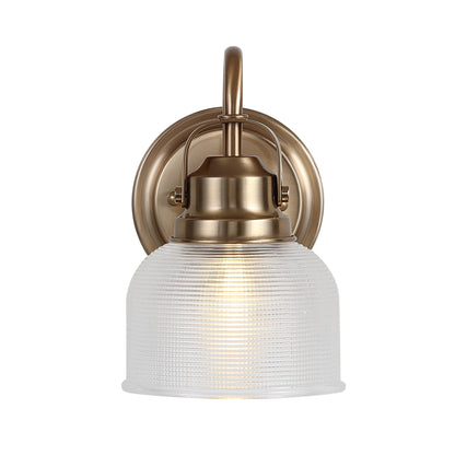 Lampada da toeletta a LED Shirley in metallo/vetro, di JONATHAN Y