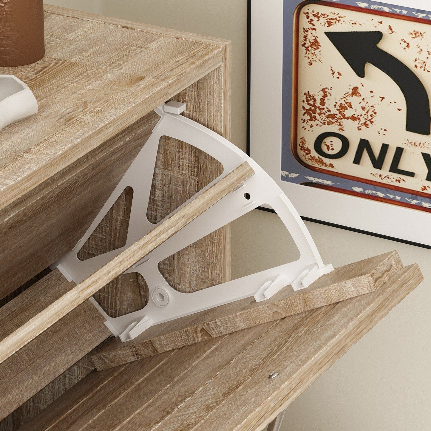 Mobiletto portascarpe Mobiletto portascarpe moderno per ingresso corridoio