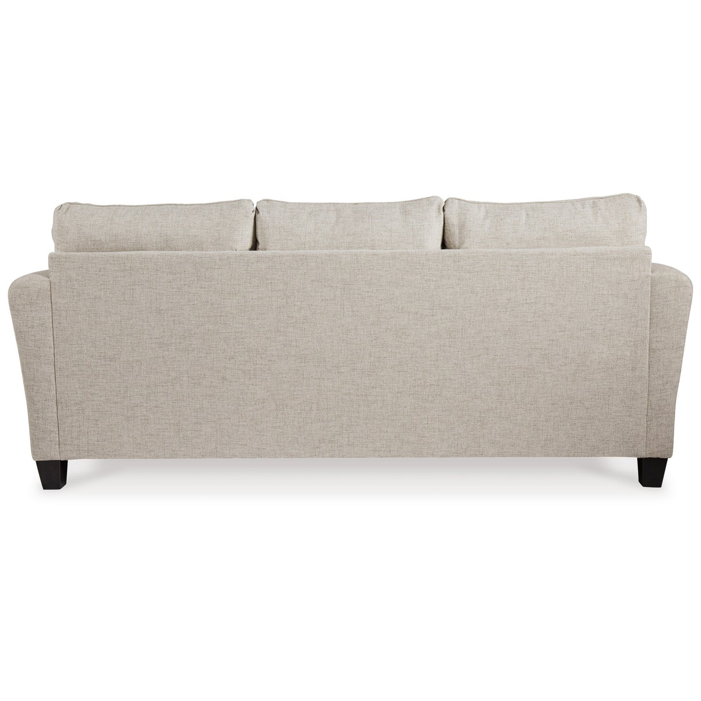 Divano letto matrimoniale Sidwell, in poliestere beige, 5 cuscini decorativi, 95 pollici