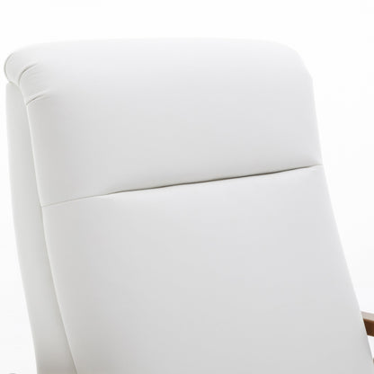 Poltrona reclinabile imbottita in legno con schienale reclinabile Sienna di Greyson Living